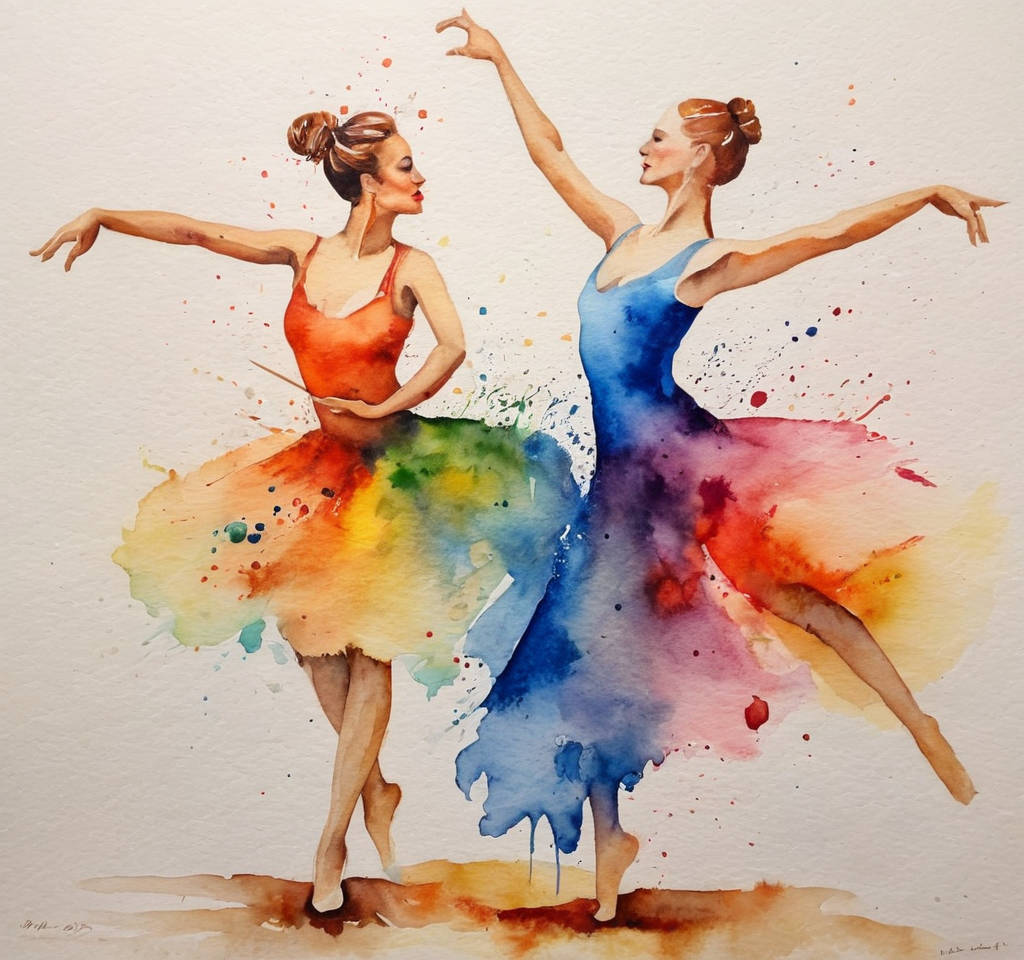 Dansende vrouwen.