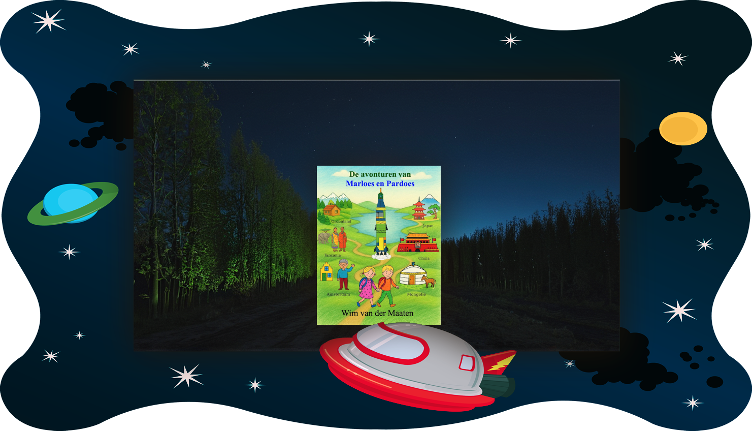 Boek De avonturen van Marloes en Pardoes van Wim van der Maaten.