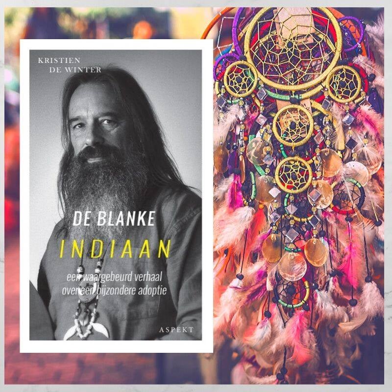 Boek De blanke Indiaan van Kristien de Winter.