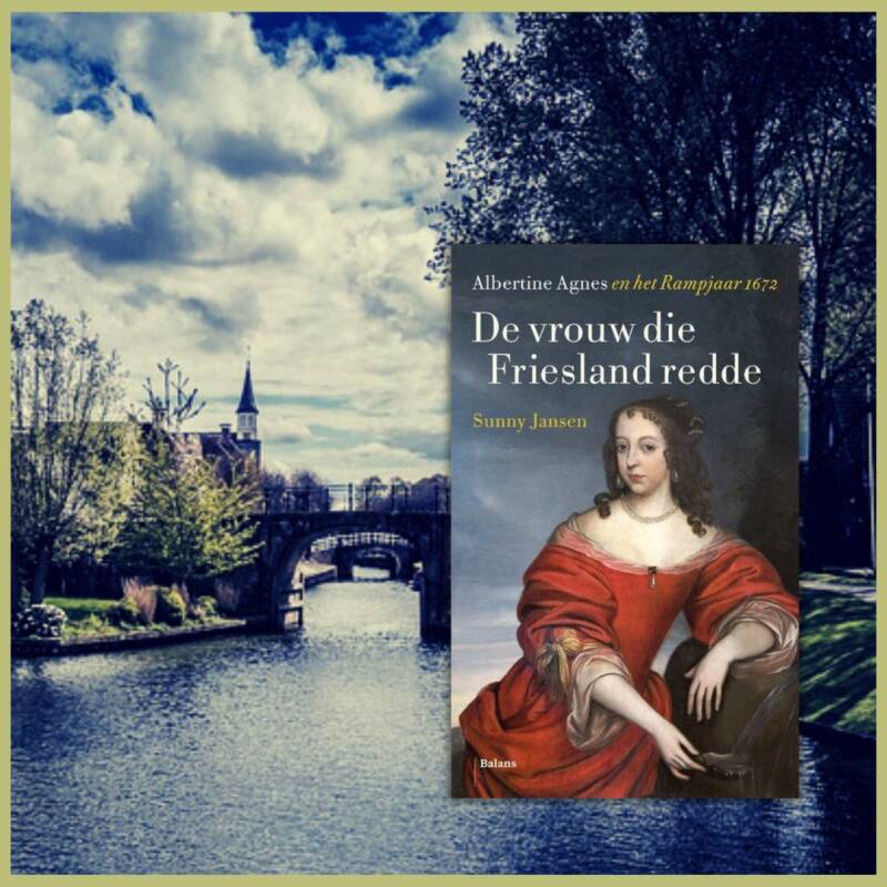 Boek De vrouw die Friesland redde van Sunny Jansen.