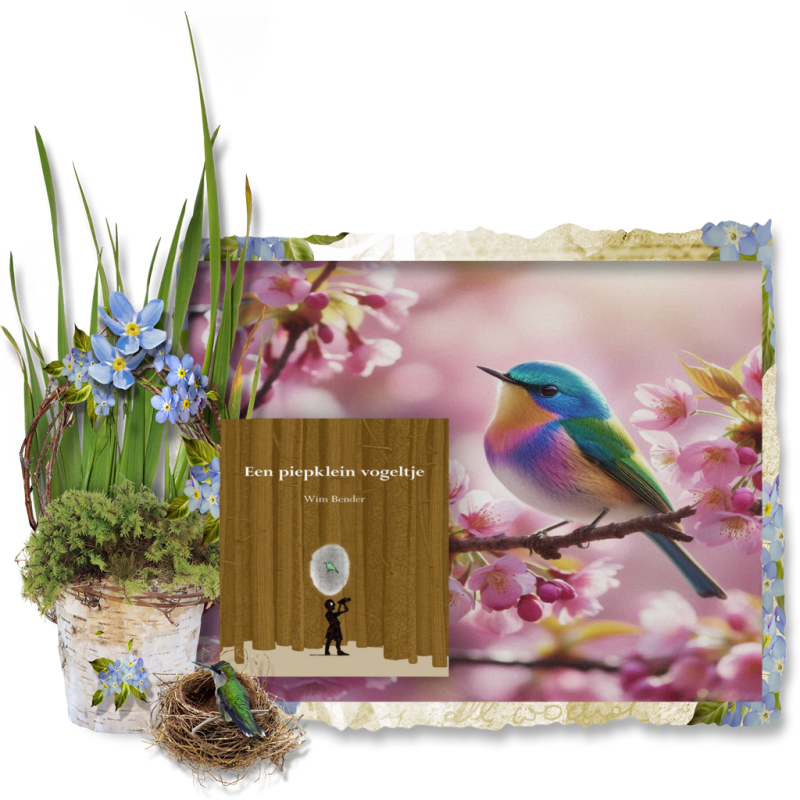 Boek Een piepklein vogeltje van Wim Bender.