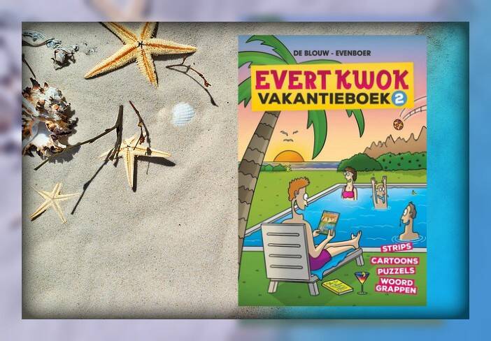 Boek Evert Kwok vakantieboek 2 van De Blouw & Evenboer.