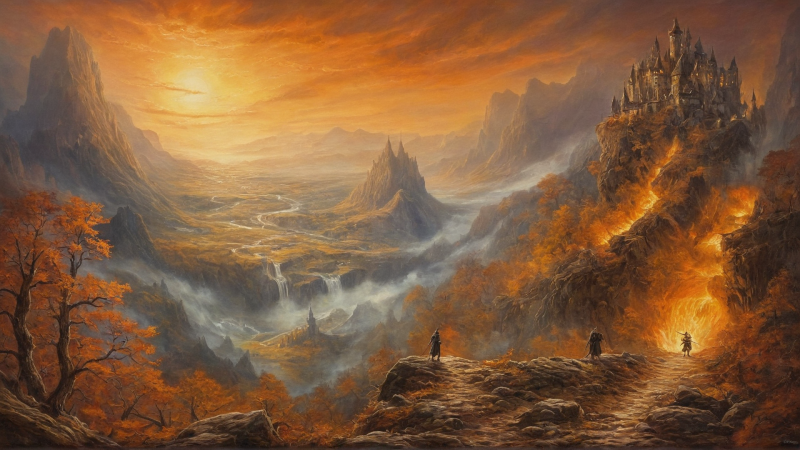 berglandschap wallpaper