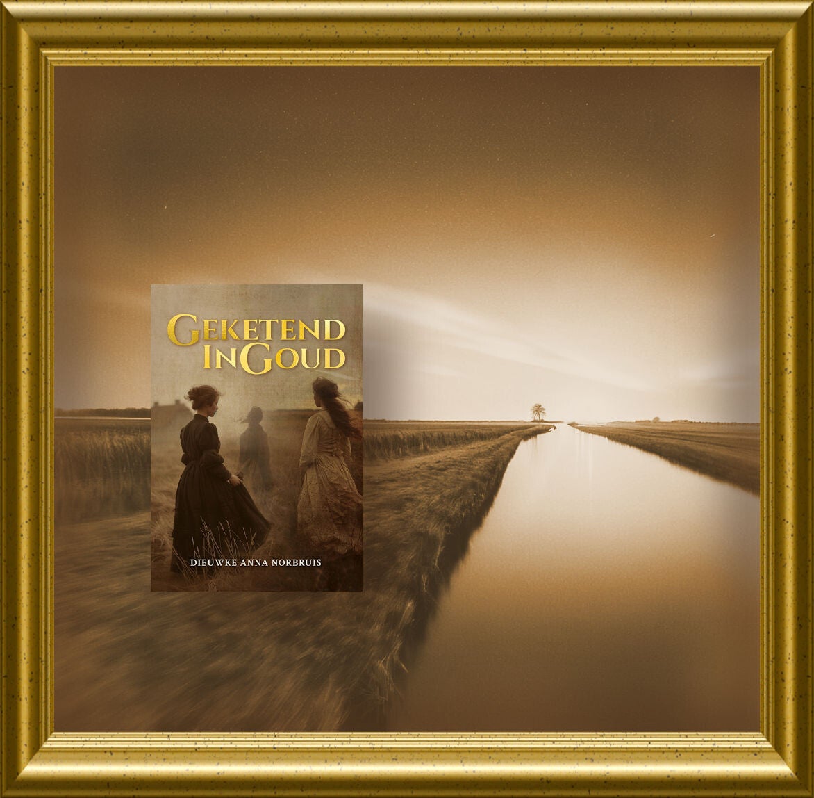 Boek Geketend in goud van Dieuwke Anna Norbruis.