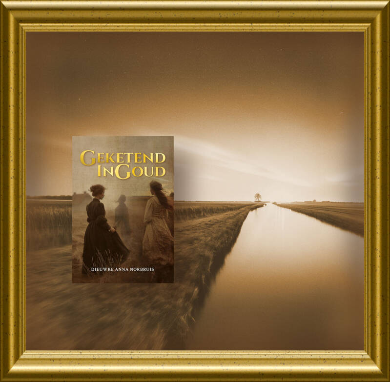 Boek Geketend in goud van Dieuwke Anna Norbruis.