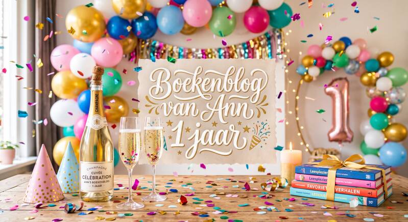 Boekenblog van Ann bestaat 1 jaar.