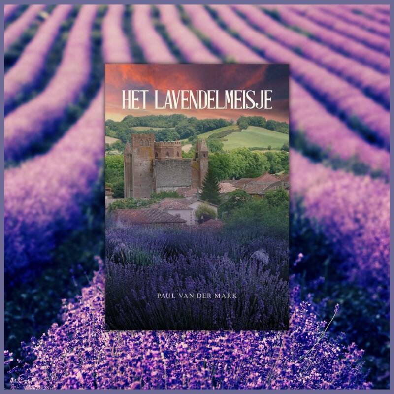 Boek Het Lavendelmeisje van Paul van der Mark.