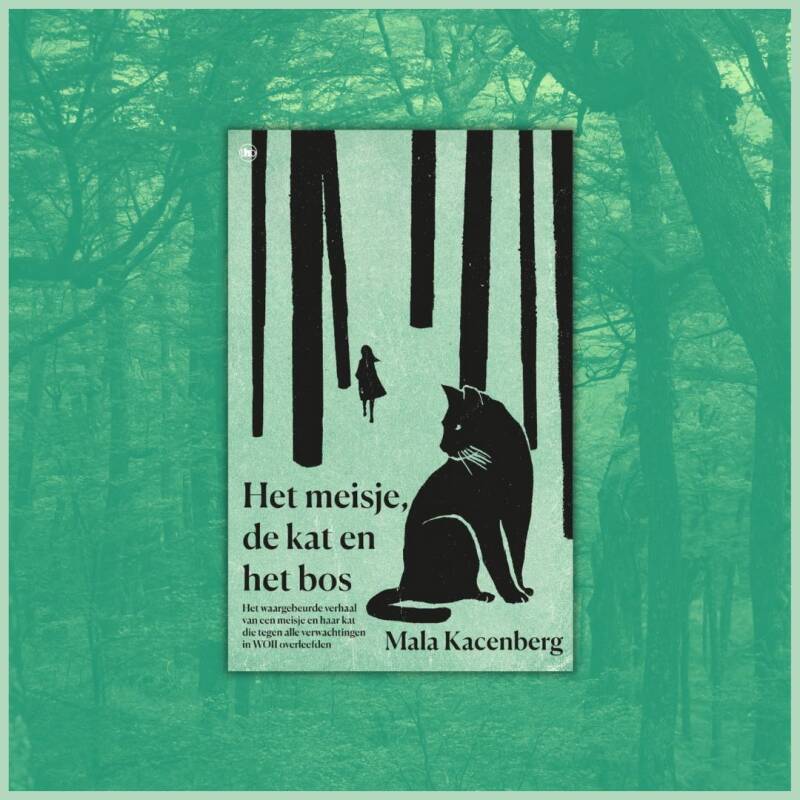 Boek Het meisje, de kat en het bos van Mala Kacenberg.