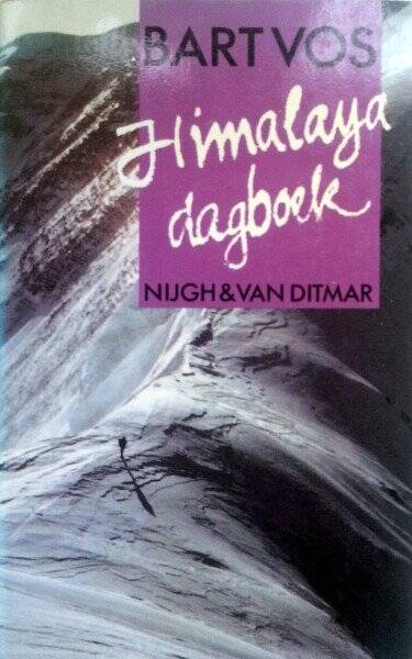 Boek Himalaya dagboek van Bart Vos.