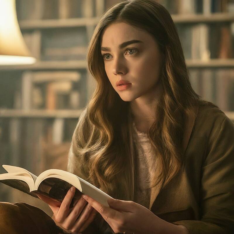 Vrouw die leest.