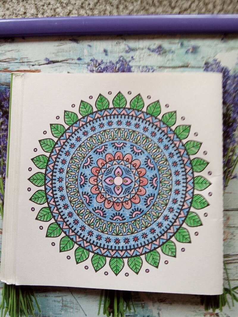 Mandala uit Mandala ritme in kleur van Denksport.