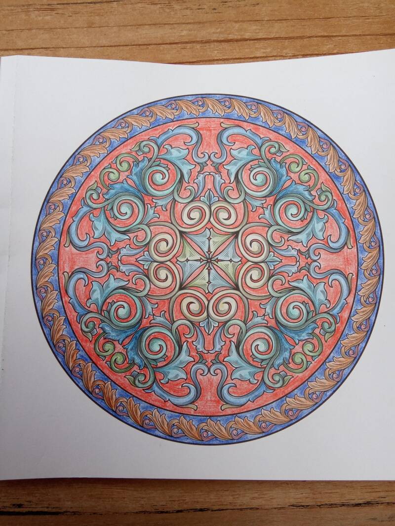 Mandala uit Mandala ritme in kleur van Denksport.
