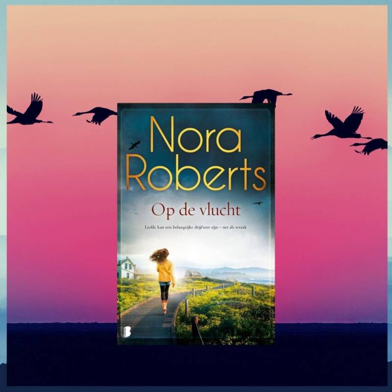 Boek Op de vlucht van Nora Roberts.