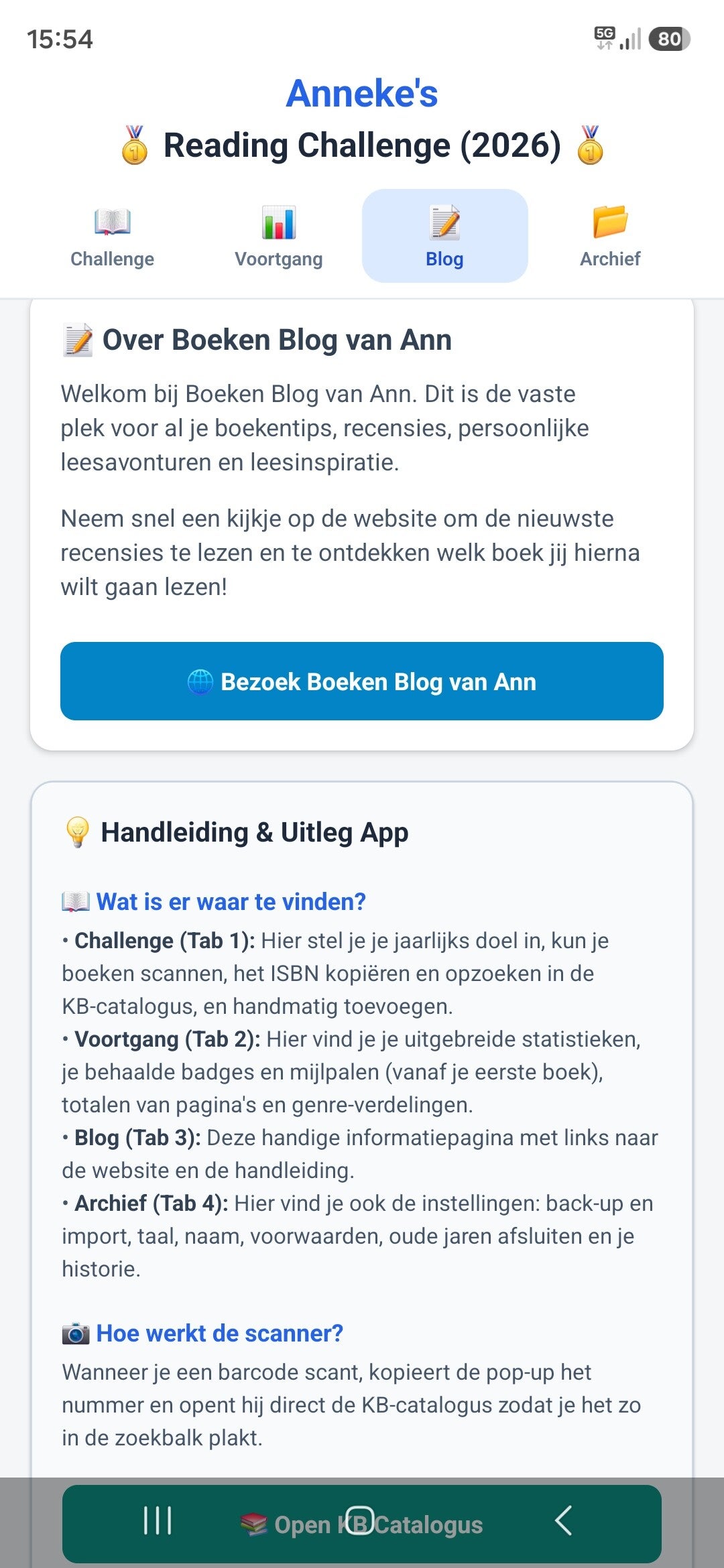 Reading challenge app / Recensies | Boekenblog van Ann