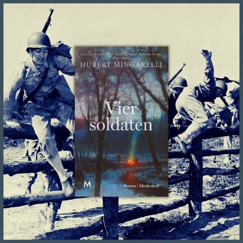 Boek Vier soldaten van Hubert Mingarelli.