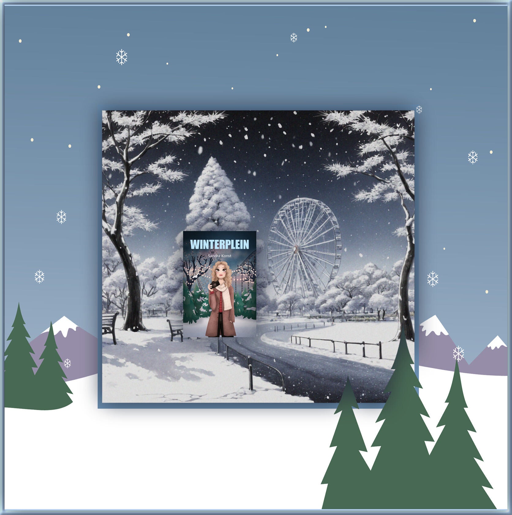 Boek Winterplein van Sandra Konst.