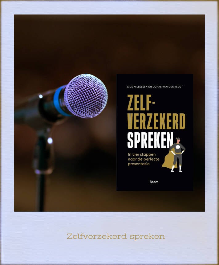 Boek Zelfverzekerd spreken van Gijs Nillissen en Jonas van der Vlugt.