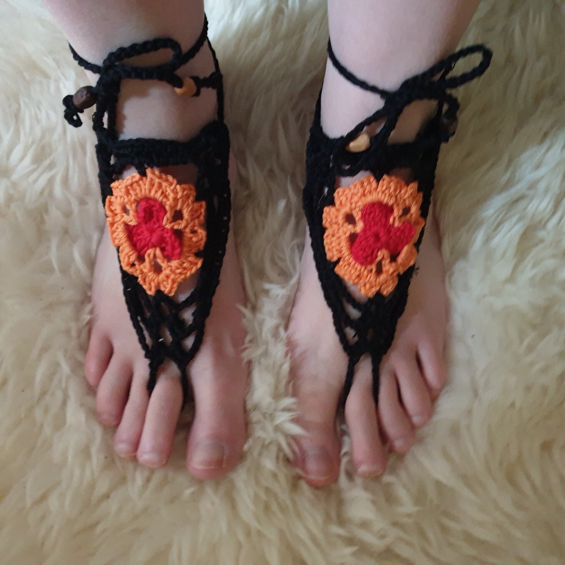 Haakpatroon Keltische blote voeten sandalen pdf