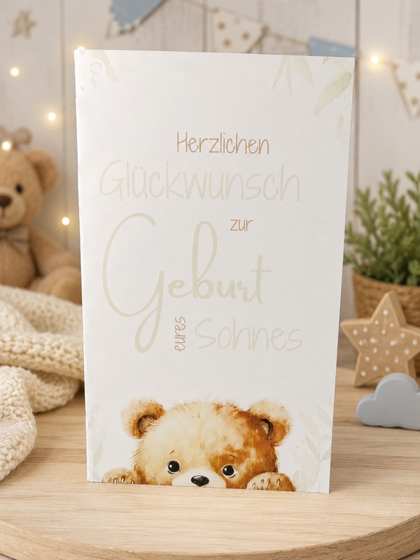 Glückwunschkarte - Sohn
