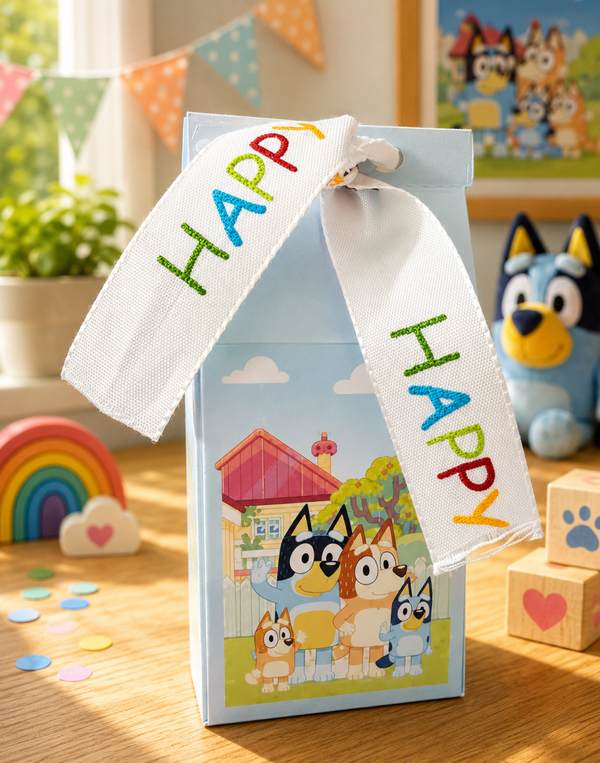 💙 Bluey Geschenktüte – Happy Birthday