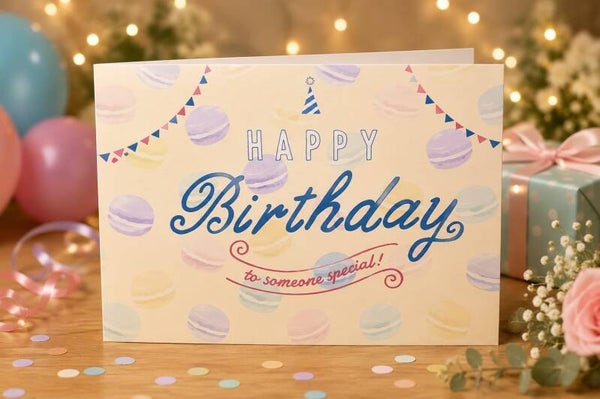 🎂 Geburtstagskarte „Happy Birthday“
