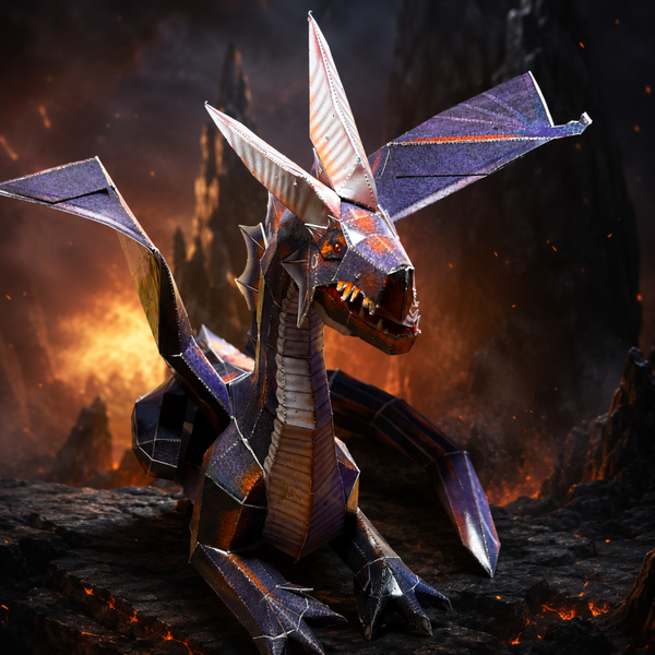 🐲 Schwarzer Fantasy-Drache