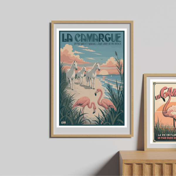 Camargue – Affiche illustrée