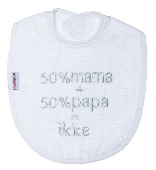 Slab 50% mama, wit/grijs