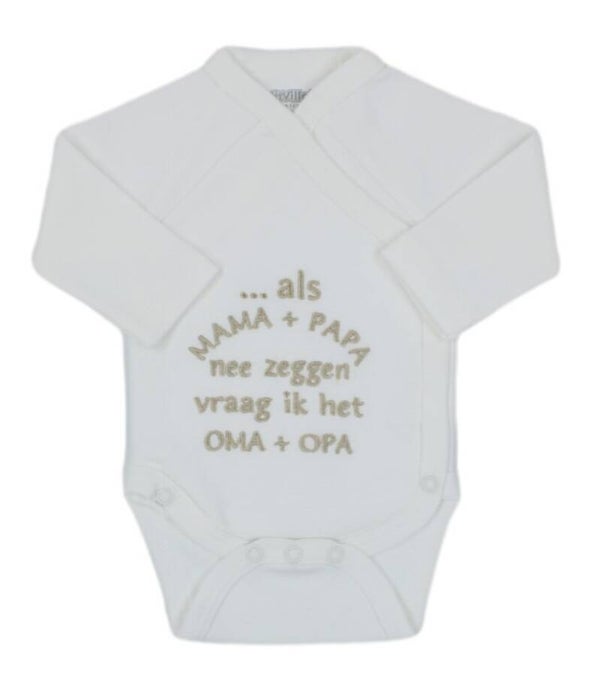 Romper als papa en mama nee zeggen wit