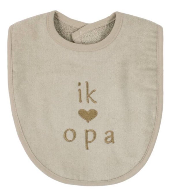 Slab ik hou van opa, zand