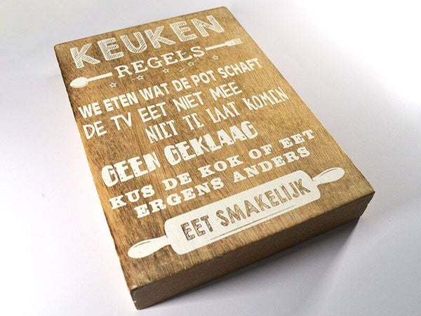 tekstblok keuken regels *1820