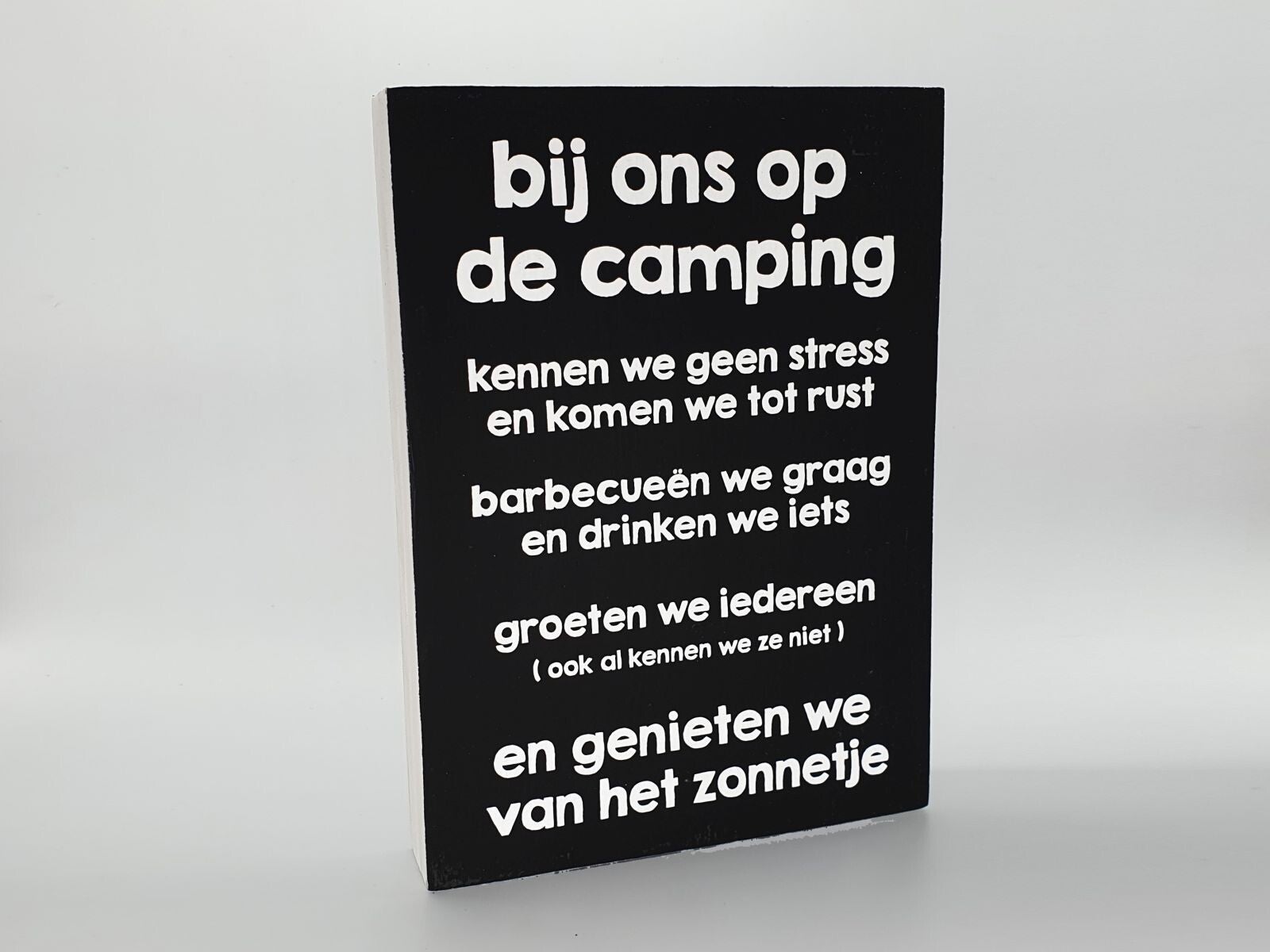 tekstblok bij ons op de camping *2620