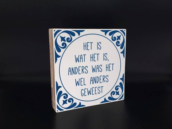 Tekstblok het is wat het is *2794