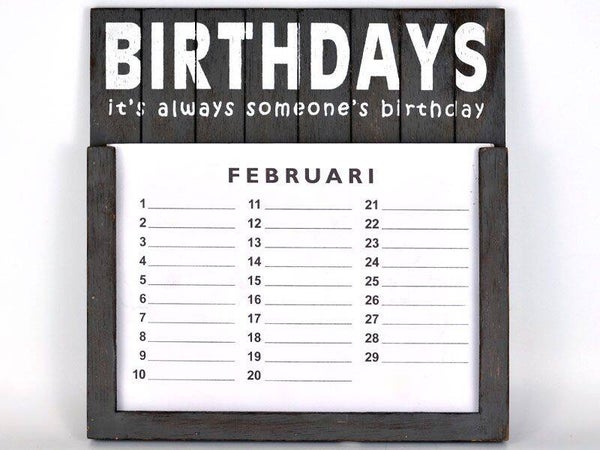 verjaardags- kalender *4619