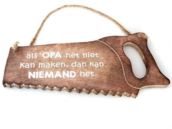 zaag opa niet kan maken *5045