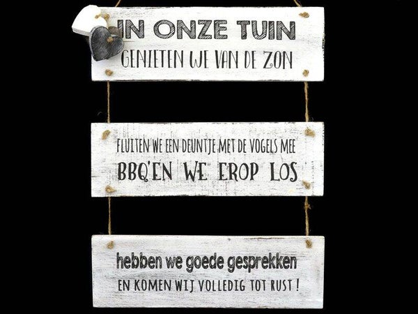 borden in onze tuin *6378