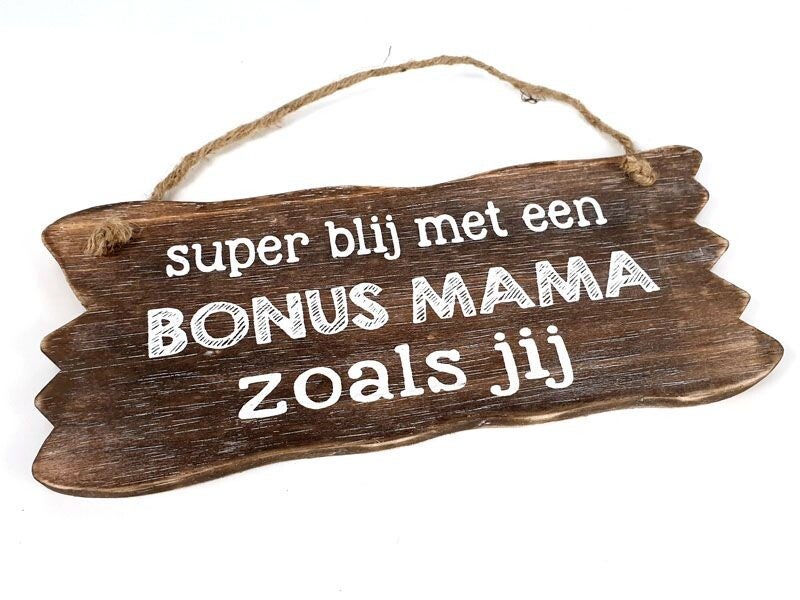 bordje hangend bonus mama *7610