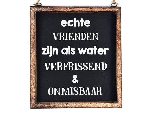 tekstlijstje echte vrienden *7799