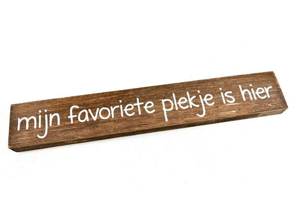 tekstblok  favoriete plekje *7820