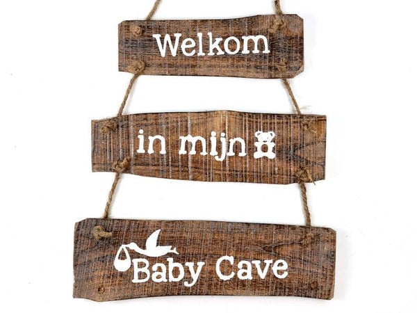 boomstammetjes hangend  baby cave *7842