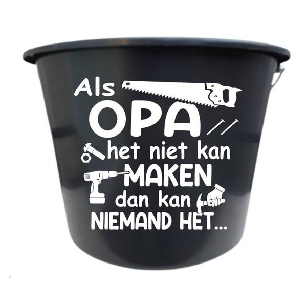 Als opa het niet kan maken