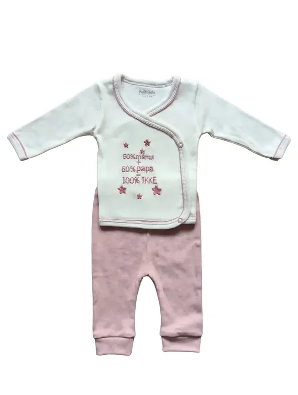 2-dlg pakje 50% papa mama, oud roze