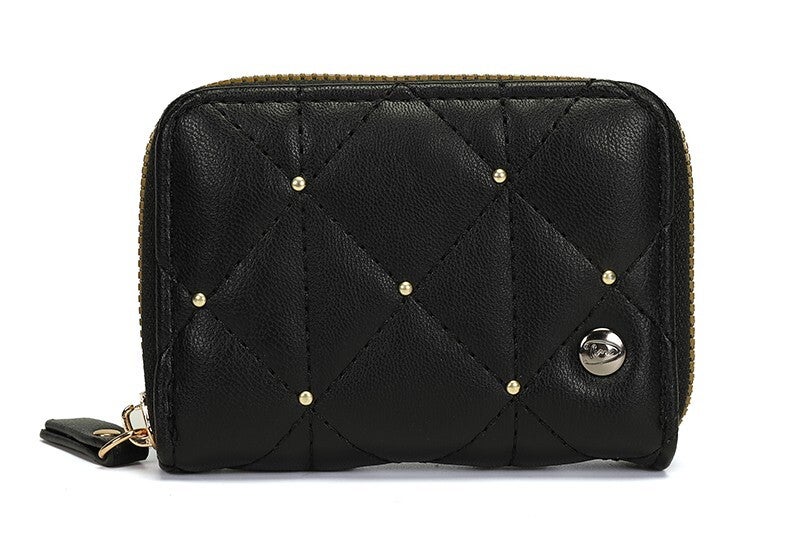 Black portemonneetje Como