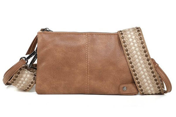 Camel Castel schoudertasje / crossbody new