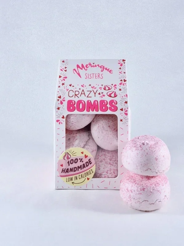 Meringue Cherry Bombs 8 st.