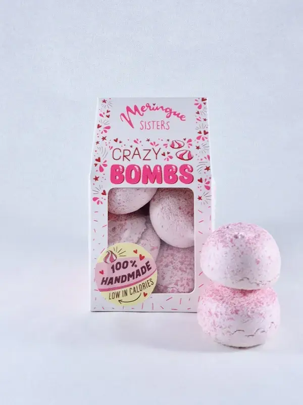 Meringue Cherry Bombs 8 st.