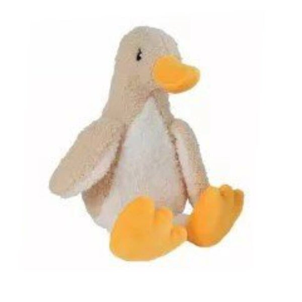 Eend knuffel, 20 cm ecru