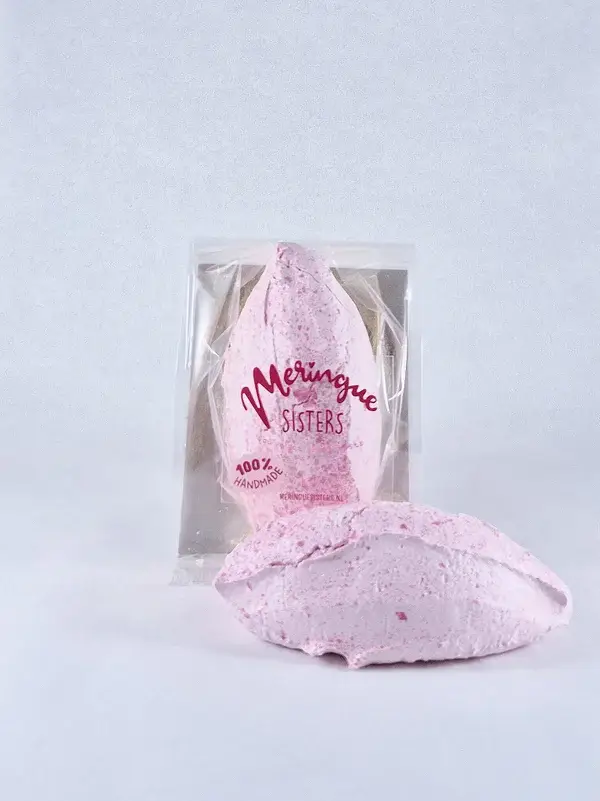 Meringue kersen scooped klein