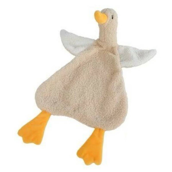 Eend knuffeldoek, 38 cm ecru