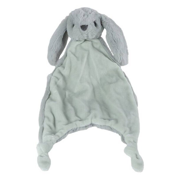Haasje knuffeldoekje nieuw 30 cm groen
